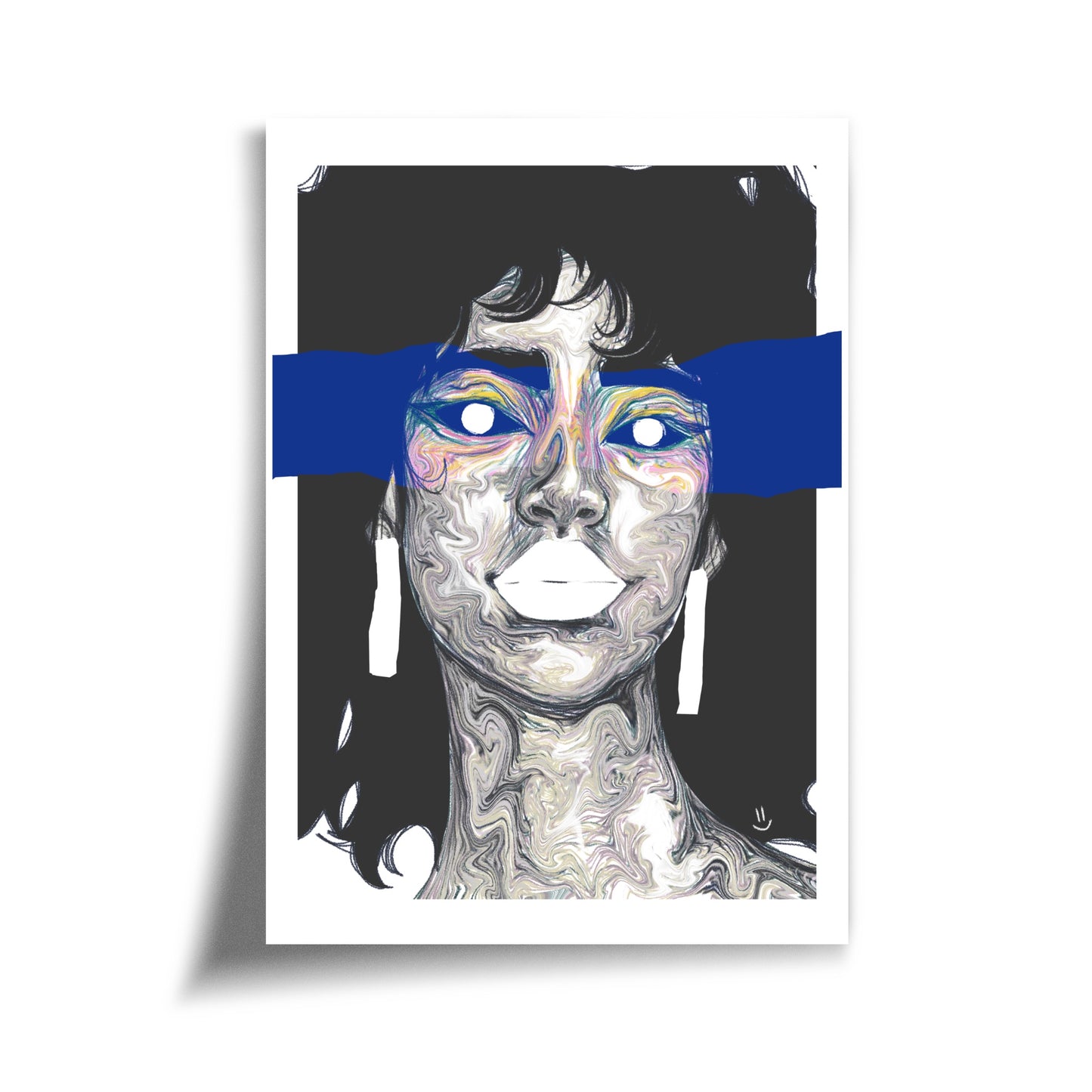 Regard bleu